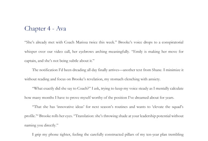 be your proofreader, editor, and refine your fiction manuscript